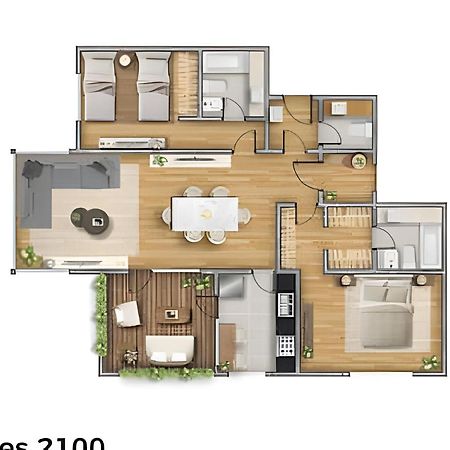 Edificio De Lujo En El Corazon De Palermo Soho: 2 Piscinas, Sauna, Gimnasio Y Centro De Negocios Buenos Aires Luaran gambar